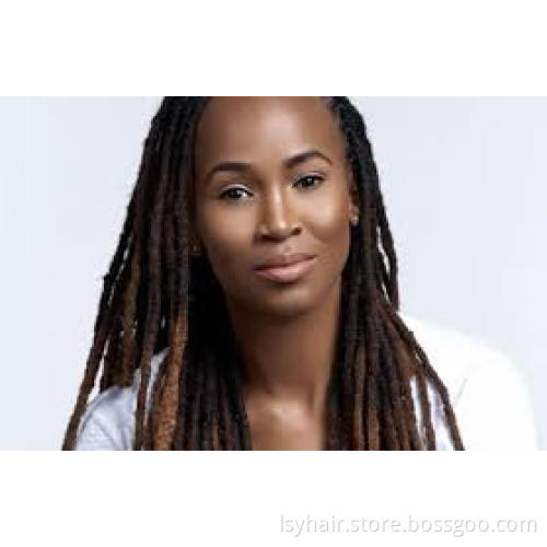 Lsybeauty 100% Human Hair Dread Lock Braid 12'' - 20'' Natural Afro Dreadlocks Extension